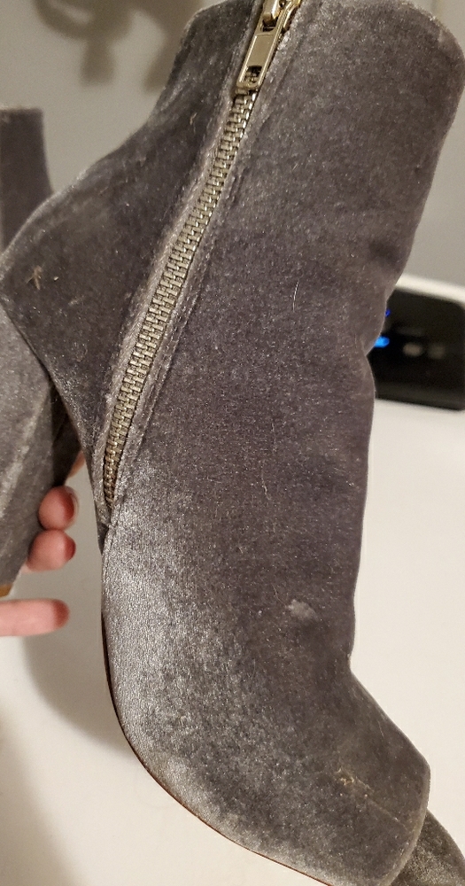 Suede heels